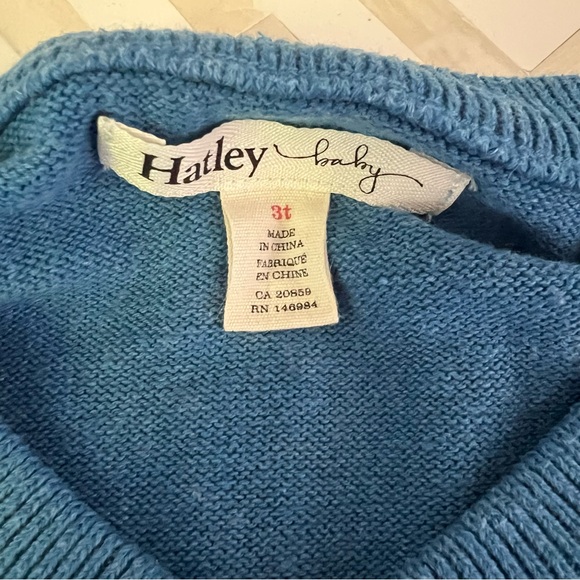 HATLEY French Bulldog V-Neck Sweater, 3T - Picture 2 of 5